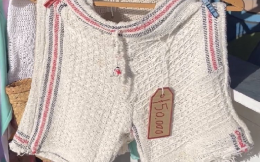 Convirtieron una rejilla en un short y lo venden a un precio exorbitante