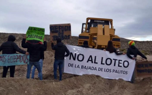 «Los políticos no nos están escuchando sobre el loteo de la Bajada de los Palitos»