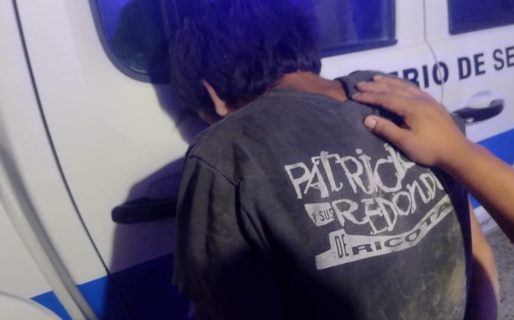 Vandalizó un quincho a piedrazos y fue detenido por la policía