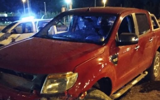 Manejaba alcoholizado y despistó con su camioneta