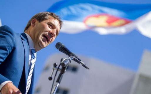 Luque brindó su último discurso como intendente en un nuevo aniversario de la ciudad