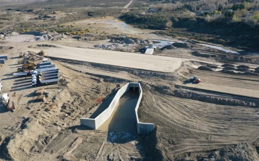 Luque inauguró el Reservorio 04, una obra emblema de su gestión