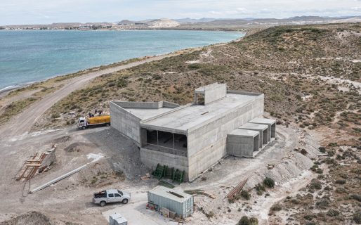 Luque, Katopodis y Lammens recorrieron la segunda parte de la obra del Centro de Interpretación