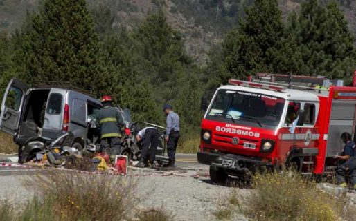 Dos personas murieron en un grave accidente de tránsito sobre la Ruta 40