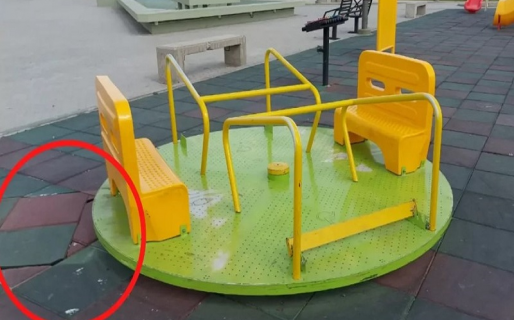 Una niña se accidentó jugando en una plaza y podrían amputarle el pie