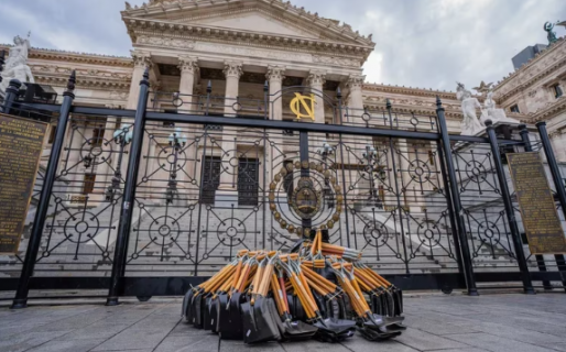 Un influencer mandó 256 palas al Congreso: “Se las regalo para que se pongan a laburar”