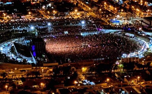 Estiman que más de 60 mil personas disfrutaron de la fiesta de Aniversario en el Estadio Municipal