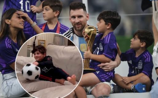 Ciro Messi sorprendió con sus dotes como arquero, imitó a Dibu Martínez y cantó un tema de Duki