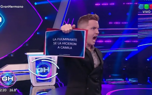 Por primera vez se usó la fulminante en Gran Hermano y fue para Camila