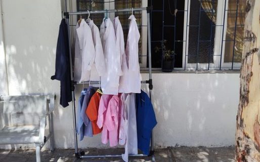 La Vecinal del barrio Próspero Palazzo creó un «Perchero Solidario»