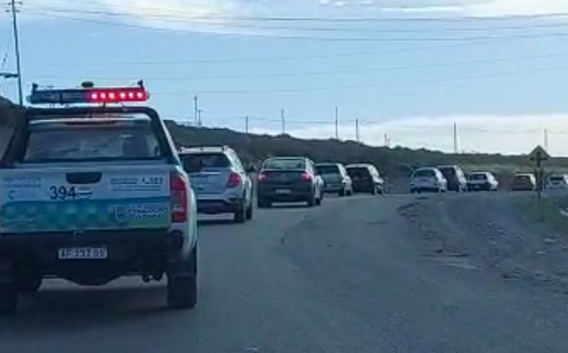 Colapsado: así está el camino Roque González debido al corte en Ruta 3