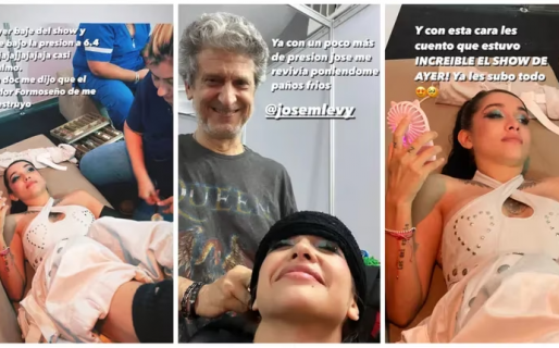 A 10 días de su show en Comodoro, María Becerra se desplomó en el escenario