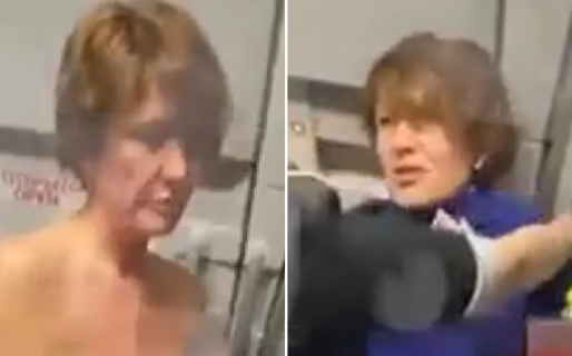 Una mujer se desnudó en pleno vuelo, mordió a las azafatas y amenazó a los pasajeros