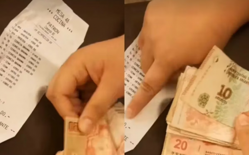 Atendió una mesa de 17 personas y le dejaron una insólita propina: “Tengo que llorar”