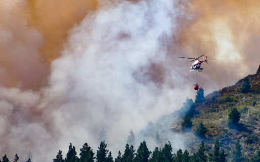 Brigadistas controlaron el incendio en la zona de Epuyén