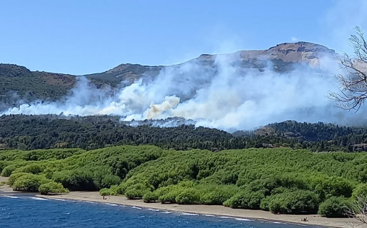 En pocas horas se descontroló un incendio desatado en el Parque Nacional Los Alerces: hay viviendas afectadas