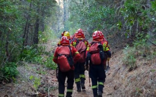 Continúa el intenso despliegue para controlar el incendio en Epuyén