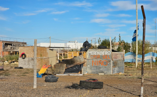 Abrieron un merendero en la toma del Km8