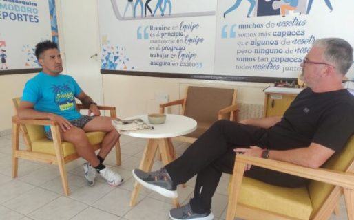 El triatleta comodorense Marcos Hernández planifica su año de actividades