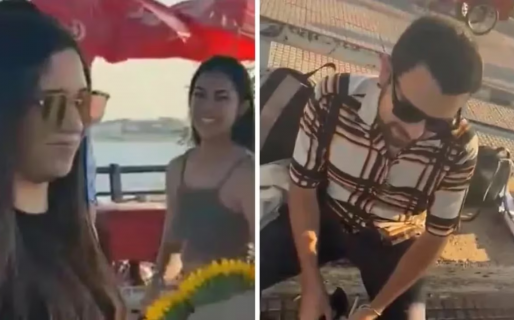 Le preparó una serenata y le propuso ser novios, pero ella le hizo pasar un papelón en público: “¿Un mes?”