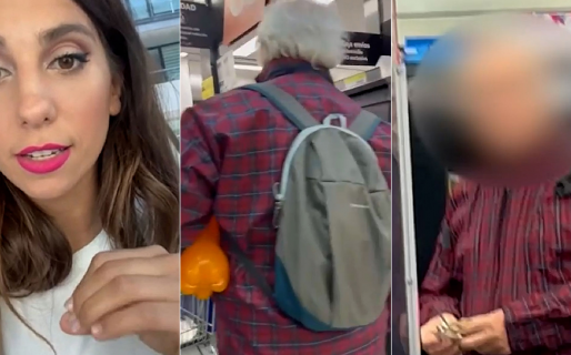 Cinthia Fernández filmó a un hombre a quien señaló de haberla acosado en la calle: “A los babosos se los cura así”