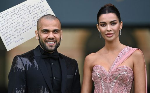 La esposa de Dani Alves confirmó la separación con el futbolista a través de una carta