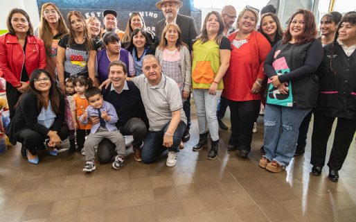 Luque, Linares y Othar se mostraron juntos en el CPB Los Grillitos