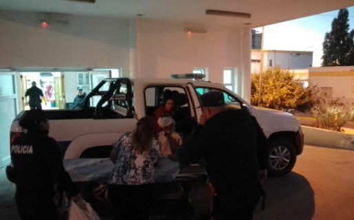 Nació una bebé en una casa y fue trasladada al Hospital con ayuda de efectivos policiales