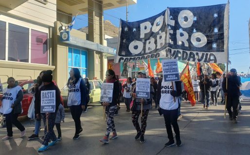 La Unidad Piquetera se movilizó en reclamo del plan Potenciar Trabajo y las políticas de ajuste