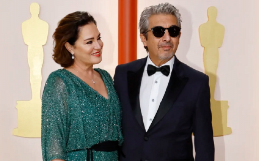 Ricardo Darín pasó por la alfombra roja de los Oscar