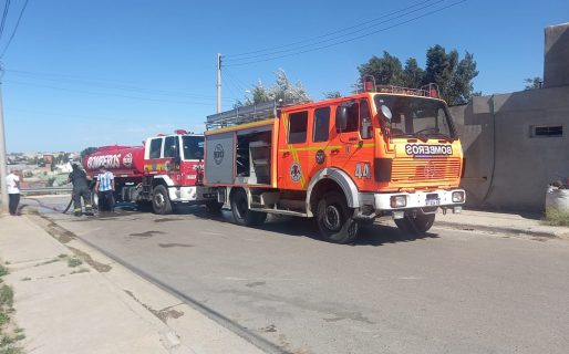 Incendio con pérdidas totales en el barrio Moure