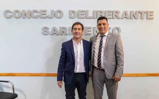 Luque estuvo presente en la Apertura de Sesiones en Sarmiento