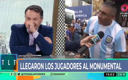 El blooper viral que hizo tentar a todos en la previa al partido de Argentina: “La cola…”