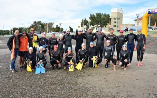 Se realizó la travesía de Aguas Abiertas y Natatlón “Mes de la Mujer”