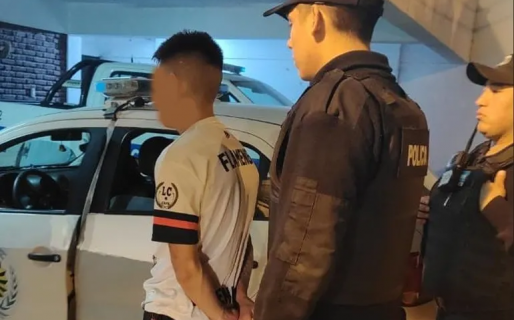 Quedó detenido luego de un partido de futsal