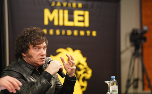 Milei: «Acá no hay grieta, son todos socios de Juntos por el Cargo y del Frente de Chorros»