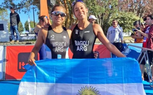 Triatlón: La comodorense Moira Miranda hizo podio en el Campeonato Sudamericano
