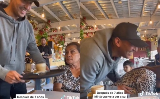 “Casi la matamos”: un joven sorprendió a su mamá después de 7 años y el video fue furor en redes