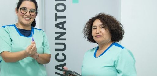 Vacunación antigripal gratuita en el centro de salud de Rada Tilly