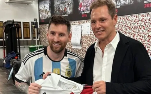 El presidente de River dijo que le encantaría que Messi juegue un tiempo en el «Millonario»