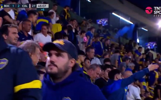 Los hinchas de Boca enfurecieron y se retiraron antes tras la derrota con Colón