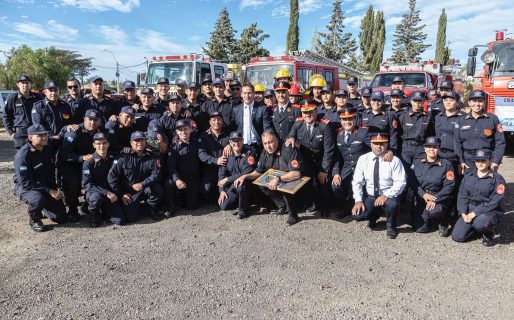 Luque encabezó el 35° aniversario del Destacamento 2 y ratificó su compromiso con los bomberos voluntarios