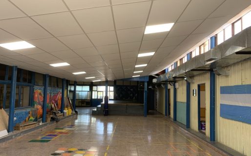 Se realizaron importantes reparaciones en la Escuela N° 155