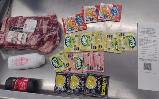 Intentó llevarse sin pagar más de 6 mil pesos en productos de un supermercado