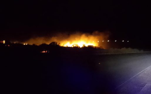 Se produjo un incendio en la playa Farallón de zona norte