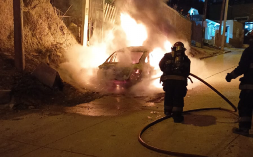 Preocupan los incendios intencionales de vehículos en km. 3