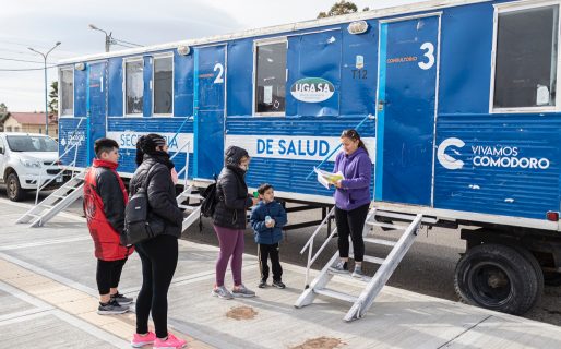 El Mega Tráiler de Salud permanecerá en el natatorio del  Pueyrredón hasta este viernes