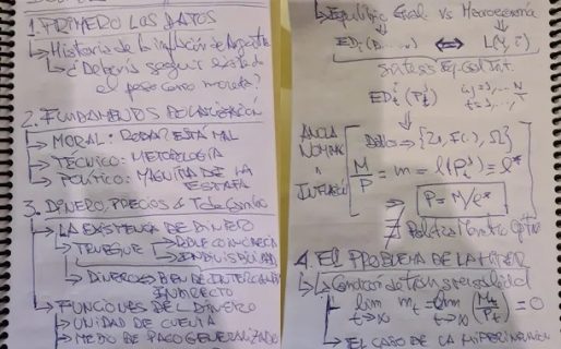 Analizaron los apuntes de Milei: «Es un gran vendedor y la gente lo compra»