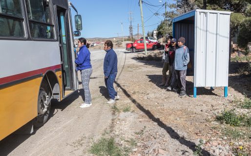 El Municipio colocó más de 130 garitas para el resguardo de los pasajeros
