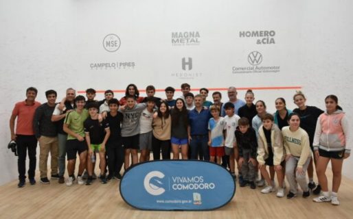 Se disputa la 2da fecha del Torneo Nacional de Menores de Squash en Comodoro Rivadavia
